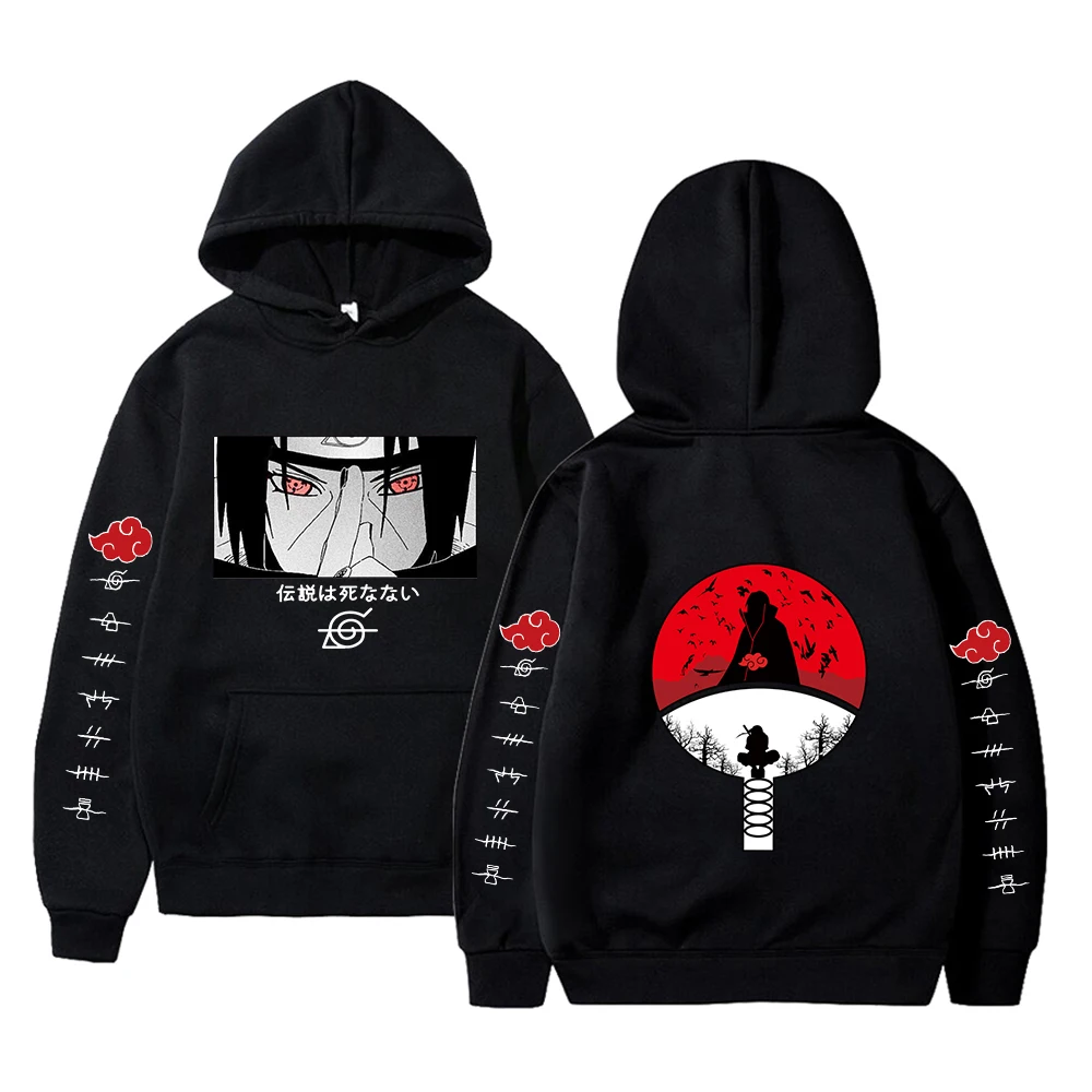Толстовка Itachi с рисунком аниме Свитшот удзумаки Акацуки Сакура Какаси Саске