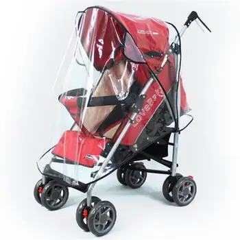 

New Fashion Baby Child Stroller Cover Universal Pushchair Stroller Pram Buggy Transparent Rainproof Cover Rain Shade Waterproof