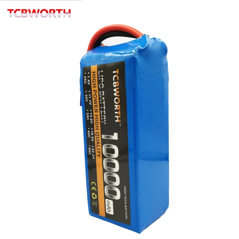6S RC летательный аппарат LiPo батарея 22,2 V 10000mAh 25C 35C 6S для радиоуправляемый самолет, Квадрокоптер, автомобиль Лодка вертолет 10Ah батареи LiPo AKKU