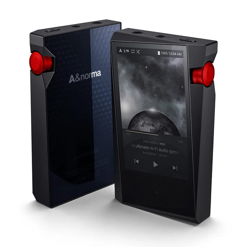 IRIVER A& norma SR15 Портативный Hi-Fi плеер с высоким разрешением аудио плеер без потерь музыка MP3 плеер с высокой точностью подарок кожаный чехол - Цвет: Stone Black 128G