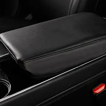 

Leather Car Armrest Box Protective Cover Accessory For Tesla Model 3 Decoration Central Console Holster