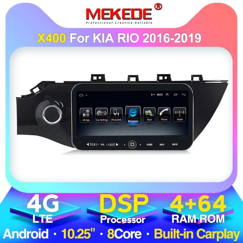 Мультимедийный плеер MEKEDE для Kia RIO мультимедийный проигрыватель на android с gps 4 2016 2017