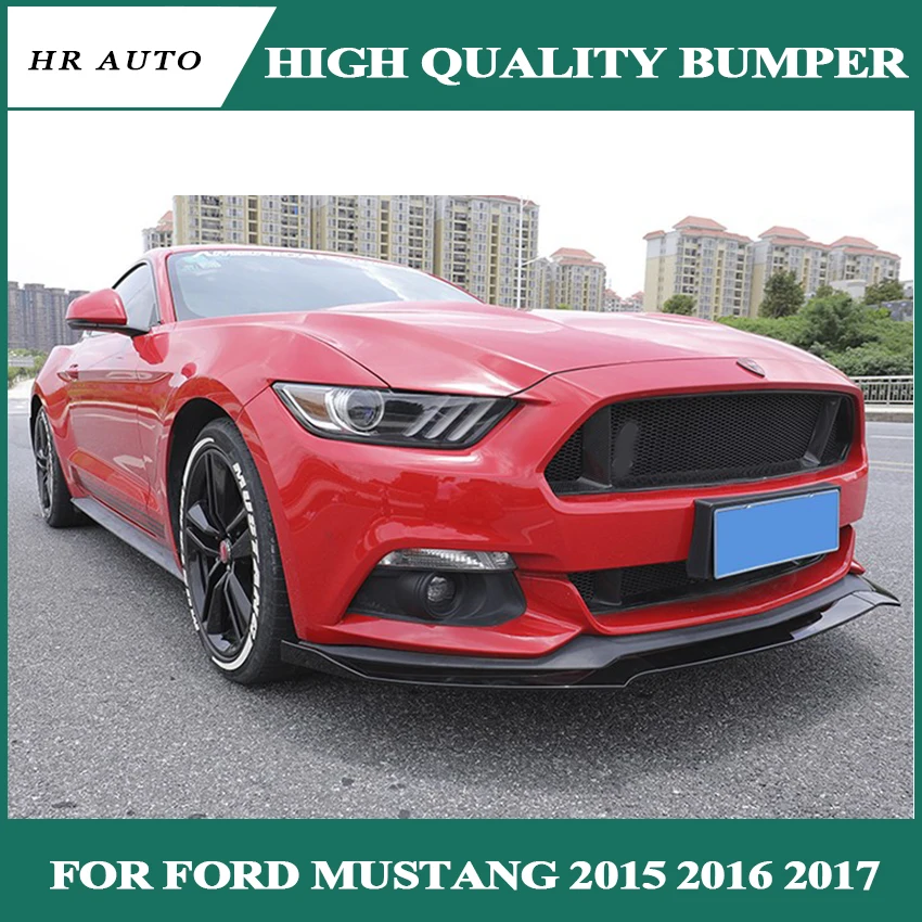 Автомобильные аксессуары спойлер для переднего бампера разветвители Ford Mustang 2015