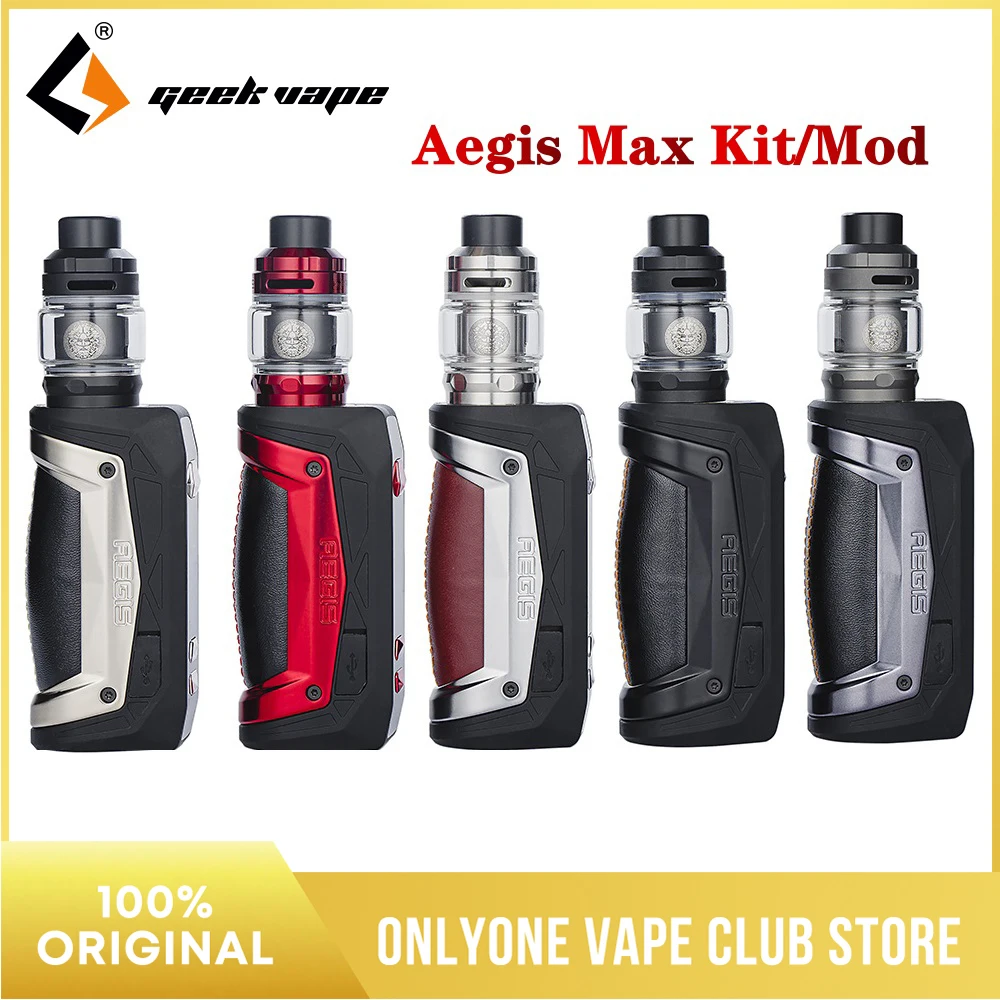 Оригинальный мод Geekvape Aegis Max TC с резервуаром Z Subohm 100 Вт питанием от одного