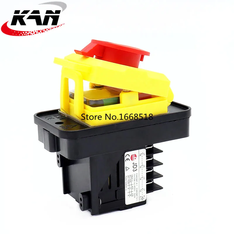 KEDU JD3 230 V/400 V 8/10 на булавке 16/12A электромагнитный переключатель ВКЛ/ВЫКЛ кнопочные