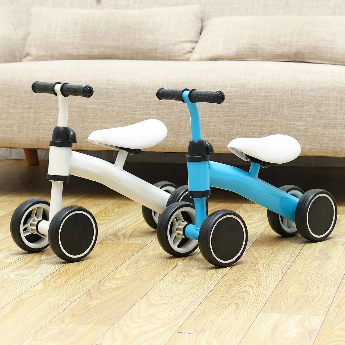 Infantil niños Scooter triciclo 3-en-1 de los niños Scooter bicicleta de equilibrio bebé paseo en coche de 3 ruedas de bicicleta de equilibrio ajustable