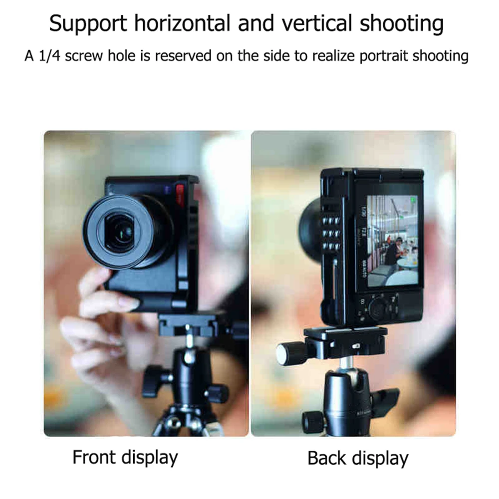 Tripods Metal Expansion Shooting Bracket Mount For Sony ZV1 R054 R055 Cold Shoe Base Microphone