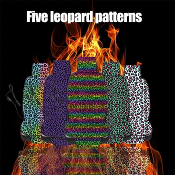 

12V fast heating car cushion cover, five kinds of color leopard print, winter fast heating universal cushion, Karch heating pad