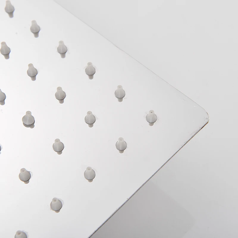 Shower Head Stainless Steel Ultrathin Large Flow High Pressure Rainfall Square Bathroom Accessory