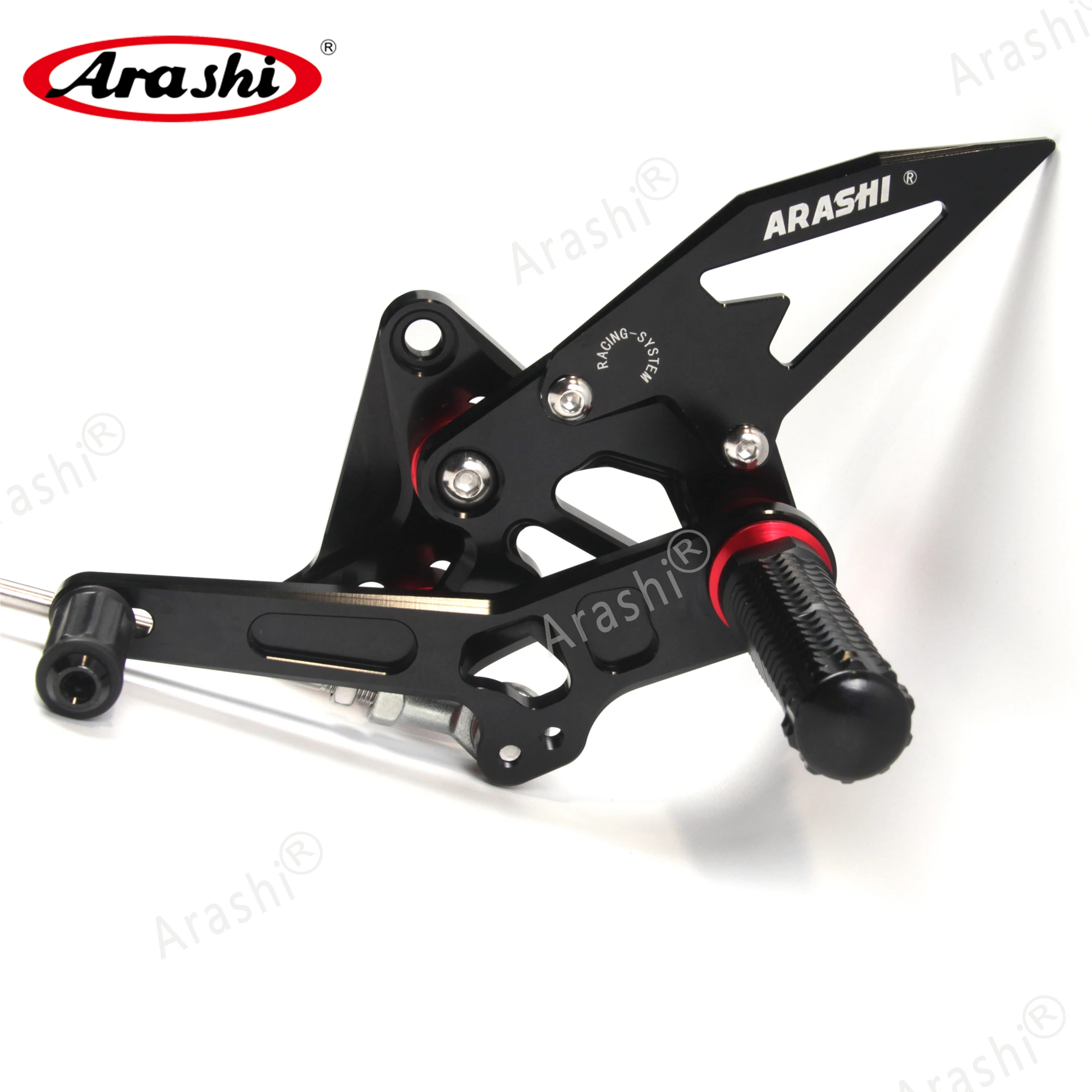 Arashi для SUZUKI GSXR1300 2008- CNC Rider Rearset Регулируемые подножки GSXR 1300 HAYABUSA non-ABS 08-12 13 14 15 16 17
