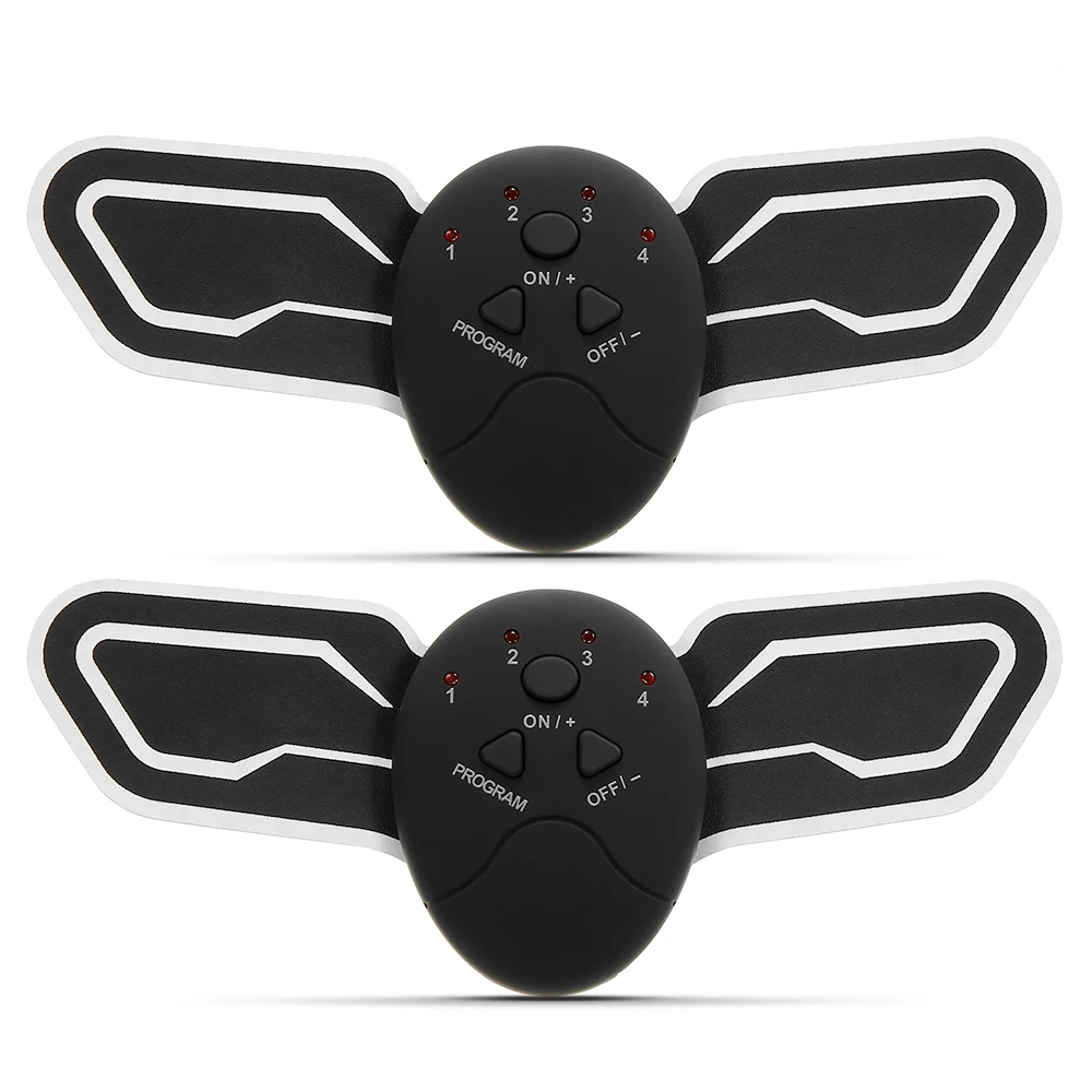 Abdominal Muscle Trainer Arm Pad Exercise EMS Stimulation Training Muscle Stimulator Gear Body Massager Fitness Gym Equipment