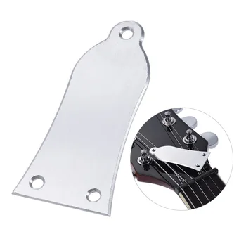 

3 Holes Aluminum Alloy Truss Rod Cover Bell-shape for Les Paul & SQ Electric Guitar Replacement Part