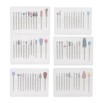 

12Pcs Tungsten Alloy Nail Drill Bits Nail Polishing Tool Burr Nail Drill Bits Manicure Pedicure Machine Accessory