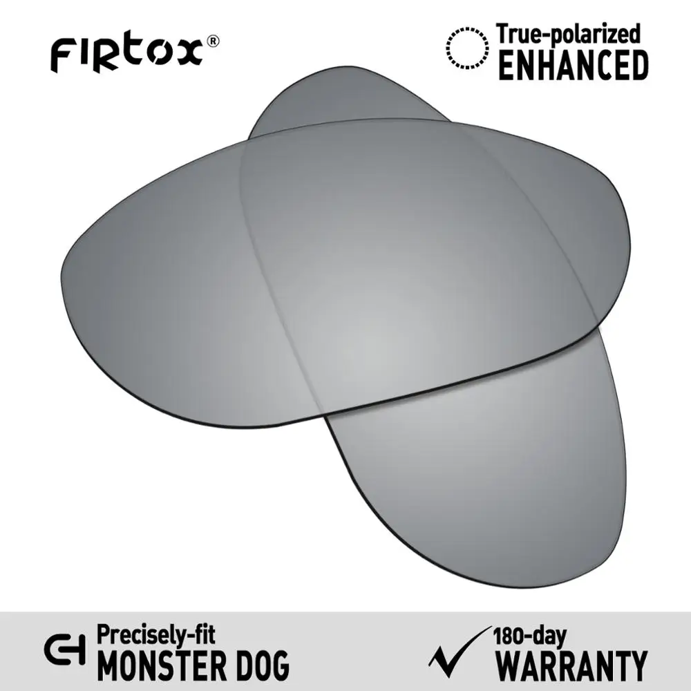 Firtox True UV400 Polarized Lenses Replacement for-Oakley Monster Dog Sunglasses (Compatiable Lens Only) - Multiple Colors