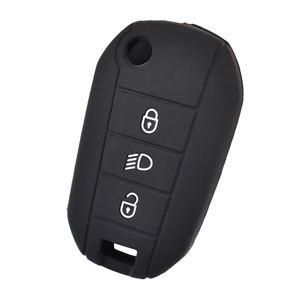 Silicone Remote Key Case Fob Cover Skin Holder For Peugeot 208 2008 308 3008 508 408 307 4008 for Citroen C3 C4 C5 C6 C8 key case key case cover remote control case cover