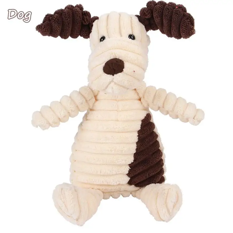 Смешные, в форме животных Pet Puppy Dog игрушки мягкие плюшевые звук скрипучая жевательная игрушка Подарки Домашние животные Кошка укус жевательный щенок игрушка - Цвет: 13