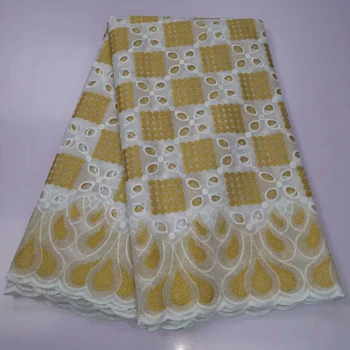 

Swiss voile lace in Switzerland high quality 5 Swiss lace fabric newest Dubai beads lace African French fabric 2019