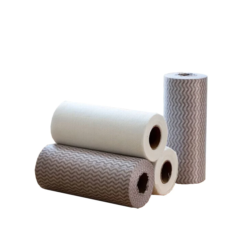 

4 roll absorbent cleaning cloths disposable cleaning cloth kitchen cloth cleaning cloth cleaning pad wash cloths