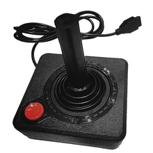 Gaming Joystick Controller for Atari 2600 Game Rocker with 4-Way Lever and Single Action Button Retro Gamepad