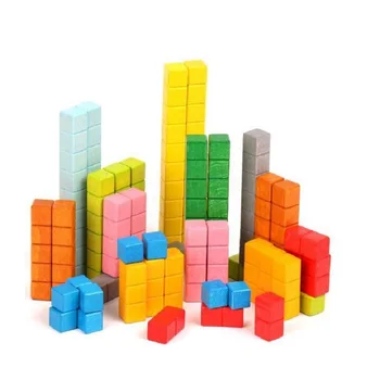 

Montessori Educational Wooden Toys ntellectual math thinking training board game parent-child interaction logic toy tower