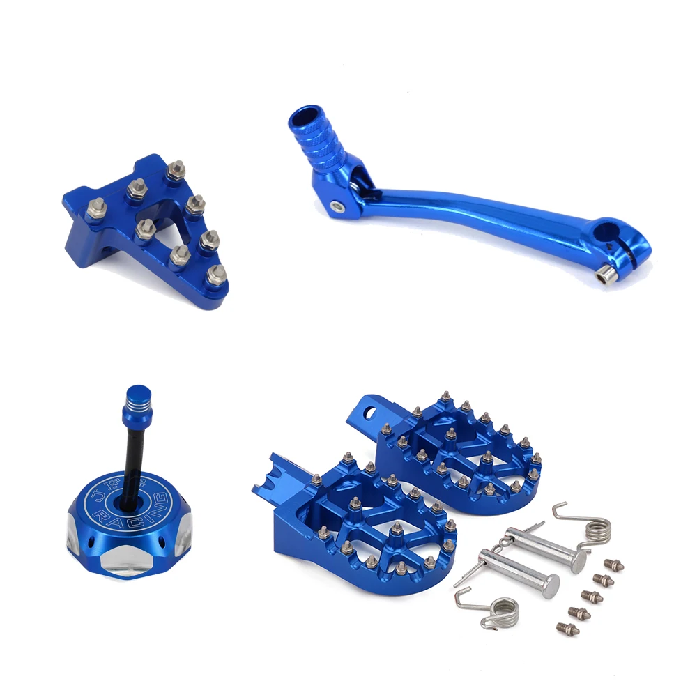 Motorcycle Foot Peg Footpeg Brake Pedal Tip Shifter Lever 48.5MM Gas Fuel Tank Cap Cover Guard For HONDA CRF50 XR50 KAYO SDG SSR