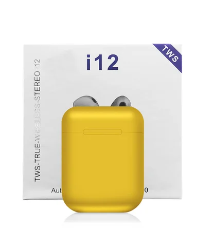 I12 TWS оригинальные клон беспроводные наушники сенсорные Bluetooth 5,0 наушники настоящие стерео спортивные наушники для Xiaomi