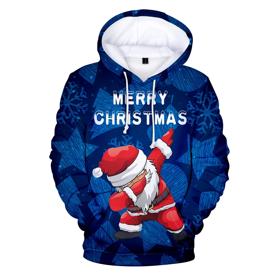 

2021Christmas 3D Hoodies Kids Adult Sweatshirts Men Women Funny Hoodies Autumn dress up Warm Hoodie Hip Hop Santa Claus Hoodies