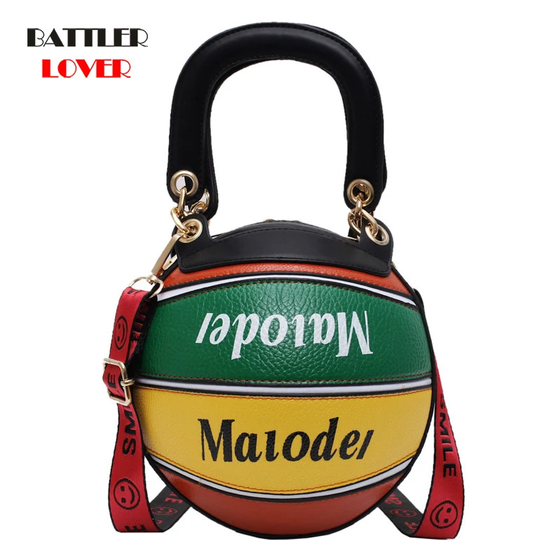2020 New Design Colorful Basketball Women Purses and Crossbody Bags Casual Tote Bag Shoulder Bag in Daily for Female Bolsa