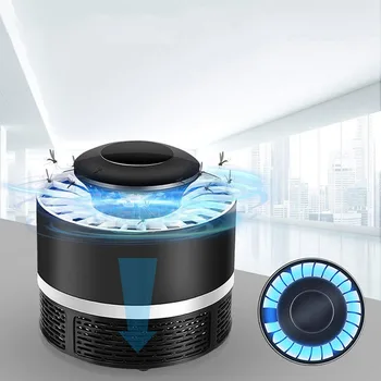 

Practical Classic USB Electric Mosquito Killer Lamp Multi-functional Durable Physical Mute LED UV Bug Zapper Trap Light