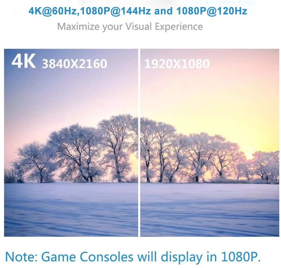 Hdmi para Displayport Hdmi para dp 2.0 para Displayport Melhor Adaptador Cabo 1080p 120hz Conversor Masculino Hdmi Fêmea 1.4 pc 2021 4k 60hz - Image 3
