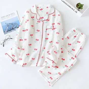 

Women's Long-sleeved Trousers Pijamas Feminino Inverno Cotton Women Pijama Loose Pajamas for Women Sleep Clothes Pijama Mujer