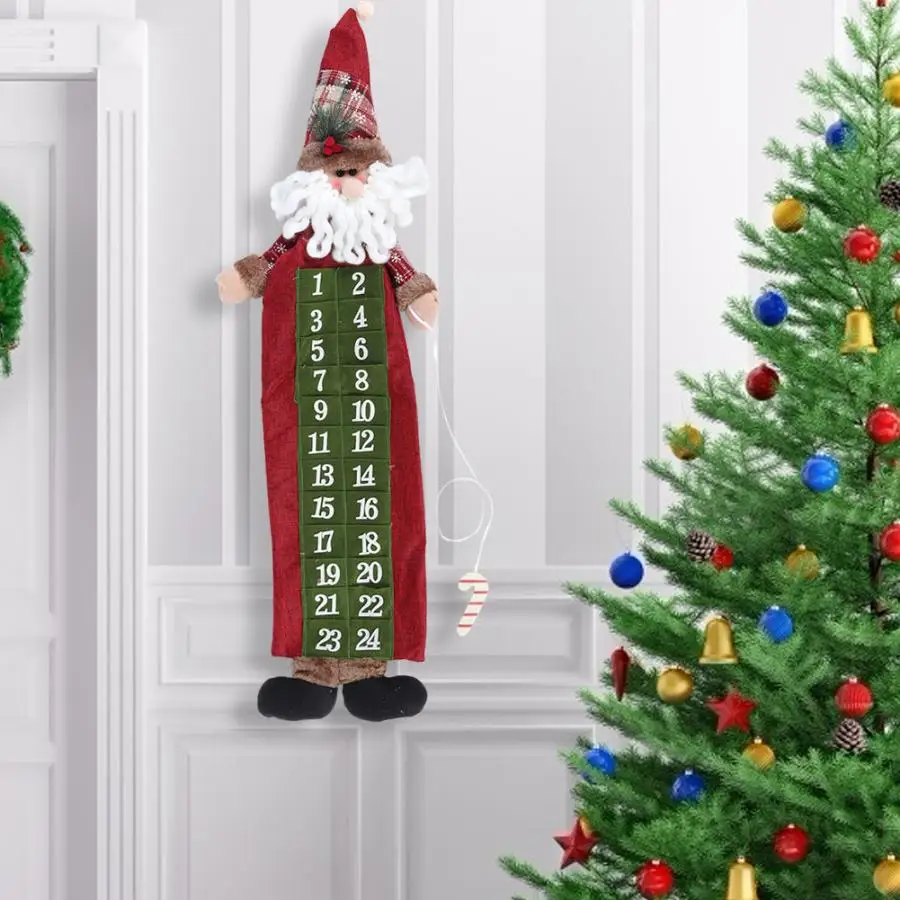 

Advent Calendar Christmas Hanging Advent Calendars Countdown Wall Calendars for Christmas Decorations New Year Christmas Decor