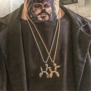 

New Ambush Titanium Steel Puppy pendant Necklace Men Women Best Quality Accessories