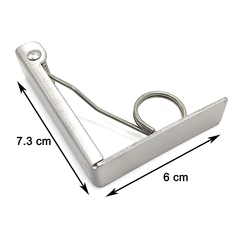 Tablecloth Clips Picnic Table Clips Flexible Stainless Steel Table Cloth Cover Clamps Table Cloth Holders for Picnics Marquees W