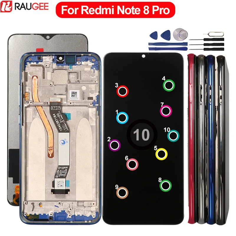 Lcd For Xiaomi Redmi Note 8 Pro Display Touch Screen Digitizer Replacement Display For Redmi