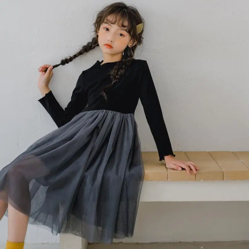 2020 зимнее весеннее Осеннее платье принцессы для девочек одежда малышей