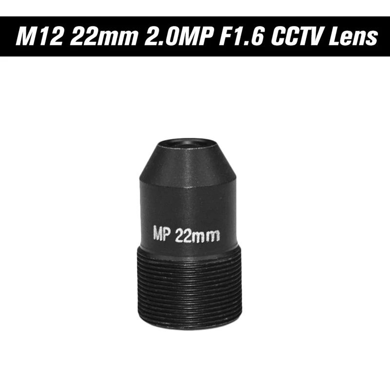 FULL-HD 2,0 мегапикселя 22 мм объектив CCTV MTV плата объектива M12 крепление объектива 1/2. 7 дюймов формат изображения диафрагма F1.6 для наблюдения