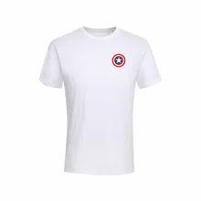 Summer U.S. Captain's Shield men's T-shirt new printed cotton T-shirt top casual brand pattern T-shirt hipster shirt Summer U.S. Captain's Shield men's T-shirt new printed cotton T-shirt top casual brand pattern T-shirt hipster shirt
