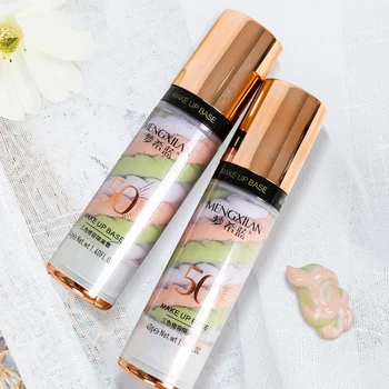 

40g Three-color Makeup Primer Cream Face Base Foundation Concealer Long Lasting Smoothing Oil Control Professional Natural