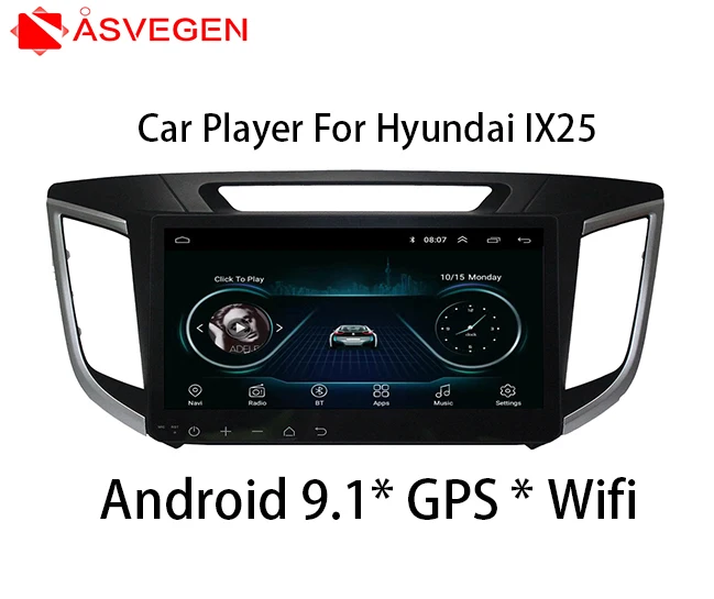 Sale 10.2 Inch Car Stereo Player For Hyundai IX25 Android Car Multimedia Player GPS Audio Radio Stereo Navigation 0