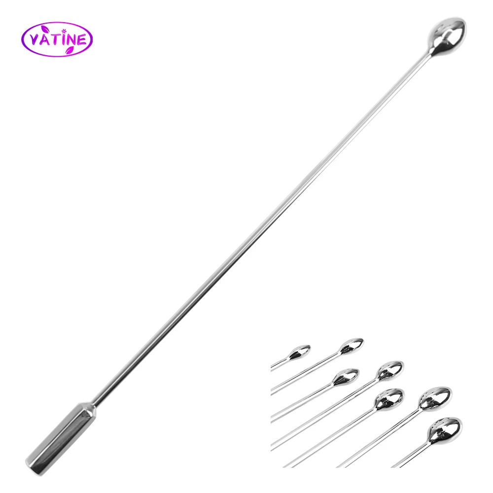 6-12mm Metal Stick Urethral Sounding Sex Toys For Men Penis Plug Urethra Sounds Cock Trainer Medical Male Masturbator Erotic Set silicone urethral dilator,urethral dilator