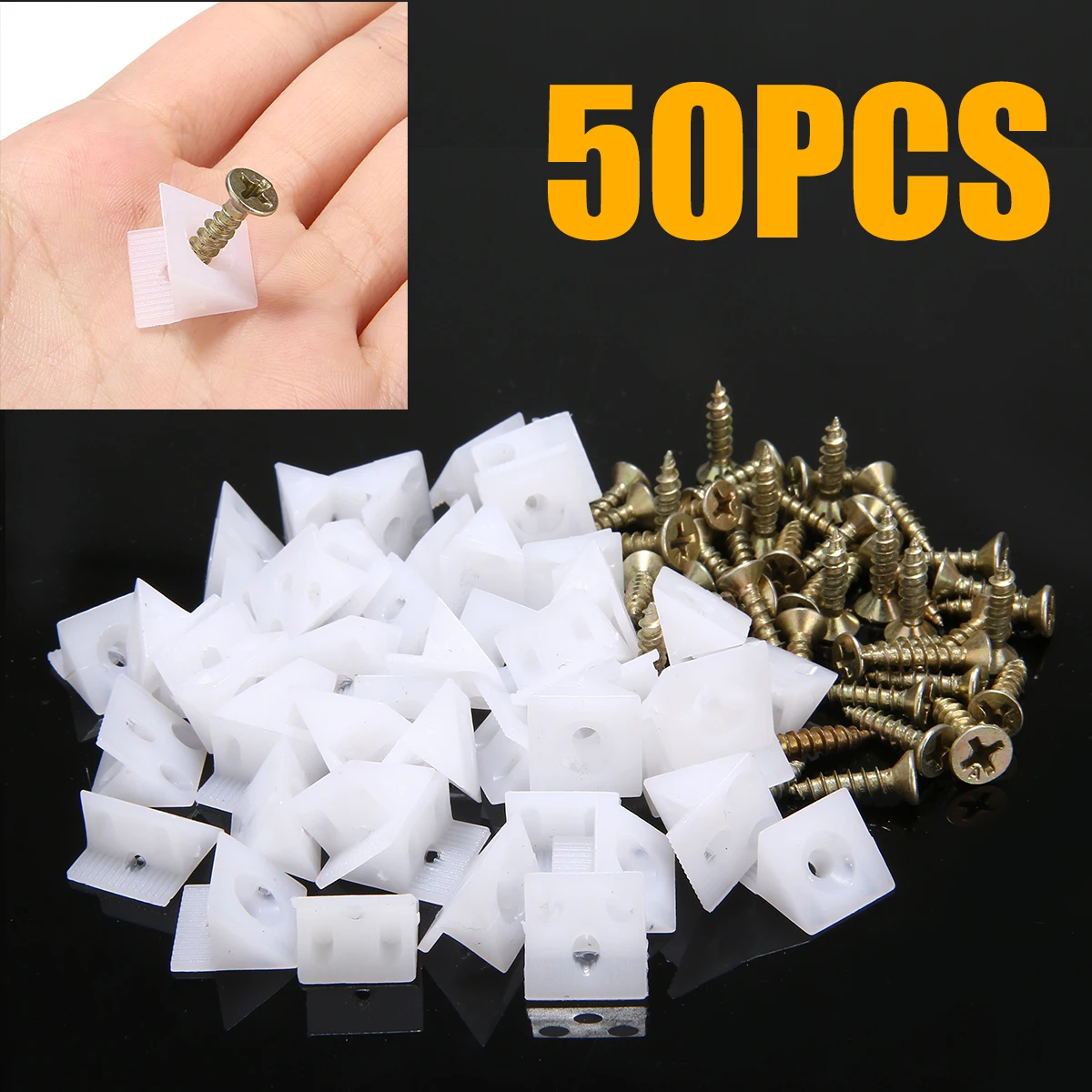 50pcs 13 5 9 5mm Furniture Chest Drawer Bottom Repair Fixing
