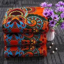 Lychee Life хлопок настоящий воск принт ткань Анкара Африканский национальный цветок швейная ткань для женщин вечернее платье изготовление ремесел