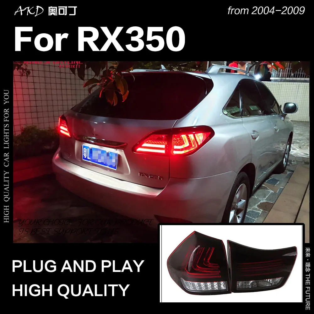 AKD автомобильный Стайлинг для Lexus RX350 задний фонарь 2010- RX330 задний фонарь светодиодный DRL динамический сигнал тормоза Обратный Авто аксессуары