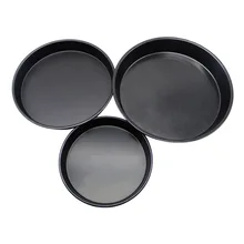 6/8/9/10 inch Round Pizza Pan Deep Dish Bakeware Kitchen Tools Baking Mould Non-Stick Pan Pattern