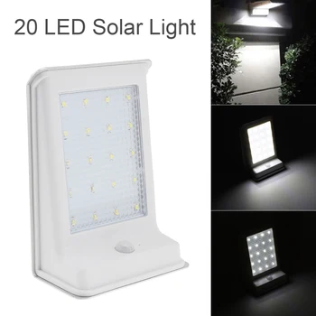 

Waterproof 20 LED Solar Power Light PIR Motion Sensor Outdoor Home Garden Fence Patio Yard Driveway Stair Path Security Lamp