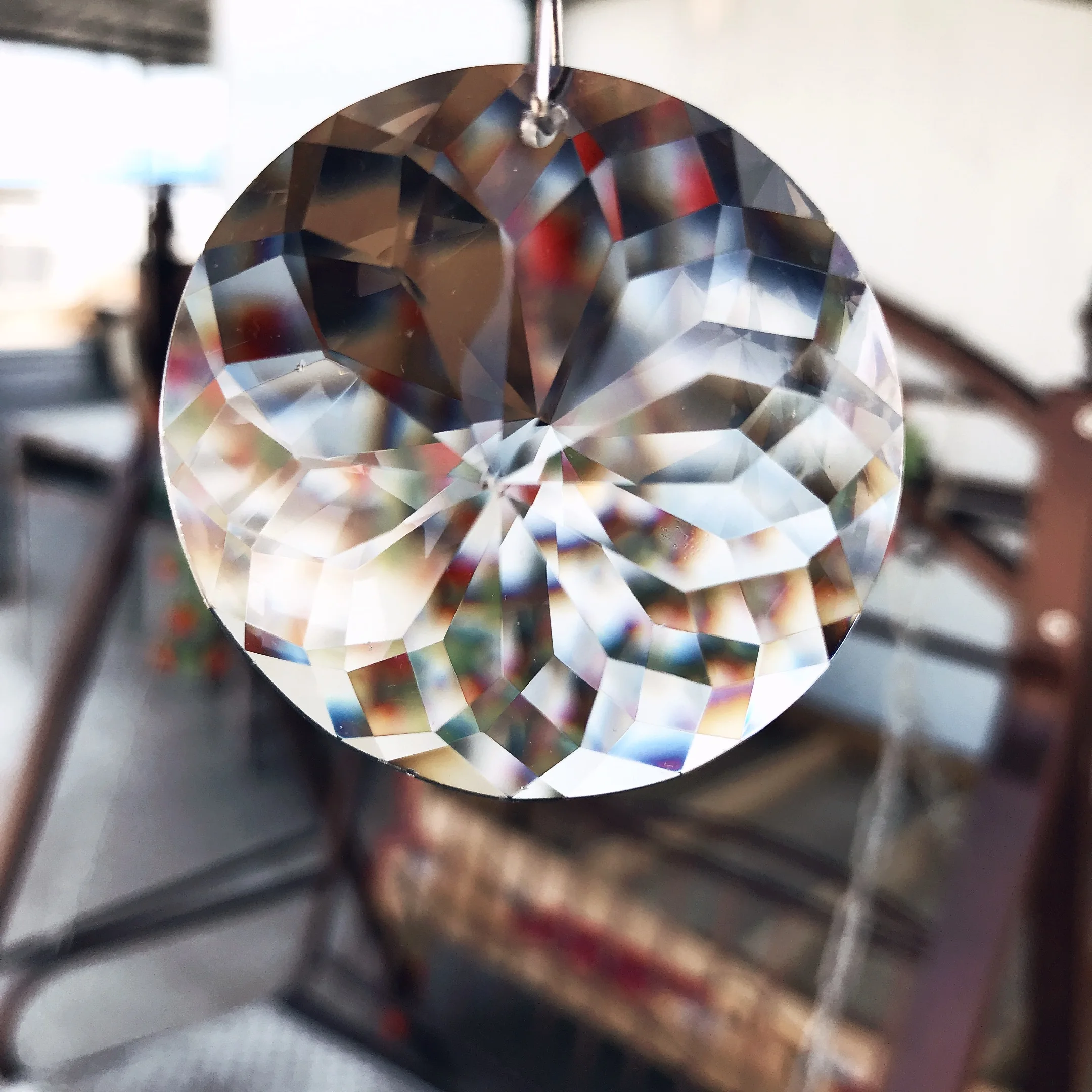 Prisms Chandelier Cutting Pendants Diy Prism Parts Projects Ornament 45MM Sun Glass Crystal Prism Chandelier Crystal Prism
