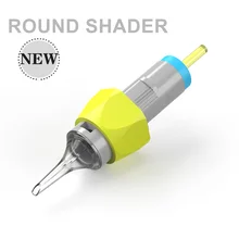 20PCS Disposable Round Shader Tattoo Cartridge Needles Sterilized Permanent Makeup for Rotary Tattoos Pen Gun Machines Supplies