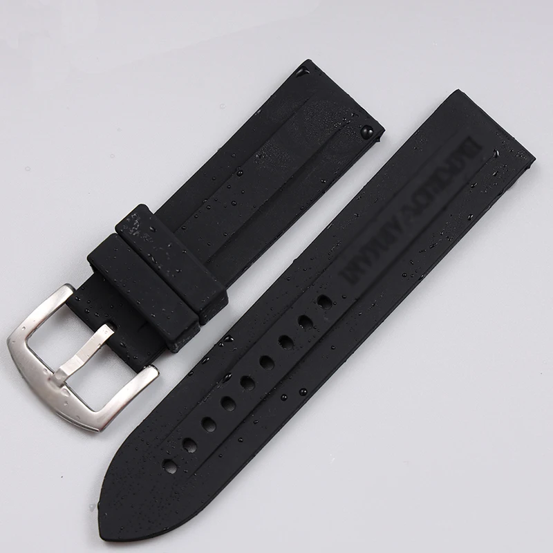 Men&amp#39s and Women&amp#39s Strap Atmosphere Popular Watch Chain Rubber Viton Band Suitable for Armani 22mm | Наручные часы