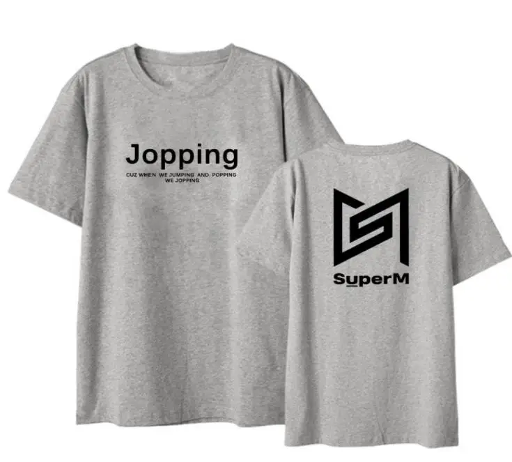 Футболка унисекс с короткими рукавами и принтом superm super m we are the future concert kpop круглым